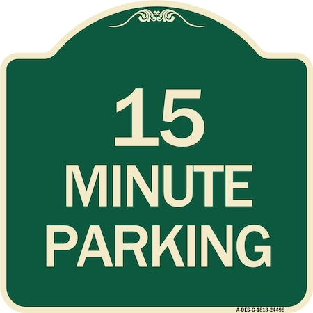Signmission 2 Hour Parking Parking for Customers Heavy-Gauge Aluminum Sign, 18" x 18", G-1818-24498 A-DES-G-1818-24498